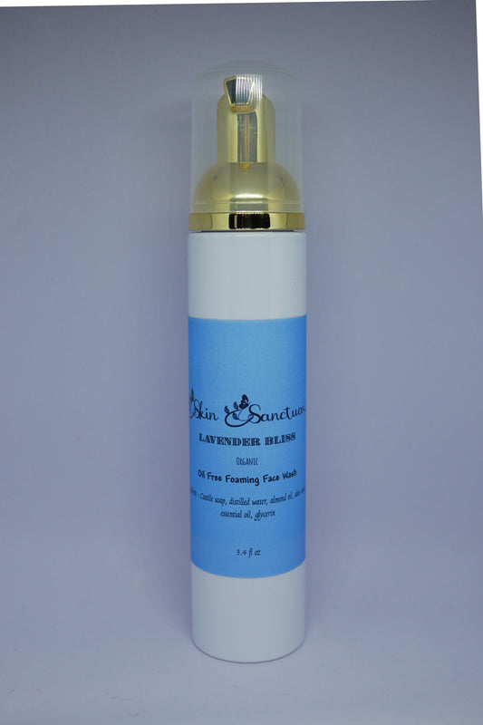 Lavender Bliss Oil Free Foaming Face Wash (3.4oz)