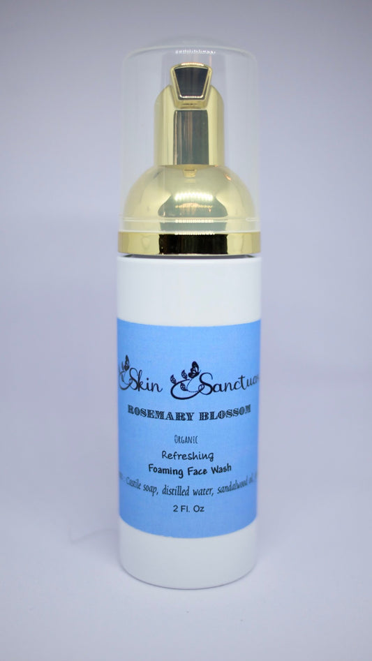 Rosemary Blossom Refreshing Foaming Face Wash (2oz)